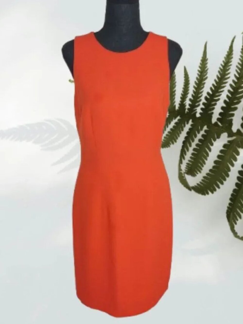 Orange Summer Sleeveless Dress by CDC / Size 8